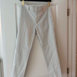 Women's Club Monaco Remi White Checkered Pants